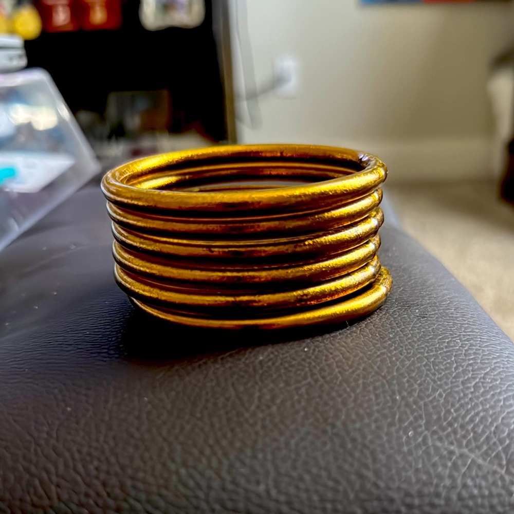 Gold Bangle Bracelets  all weather
